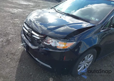 2016 Honda Odyssey Ex-L из США, поврежденный, VIN 5FNRL5H63GB077588